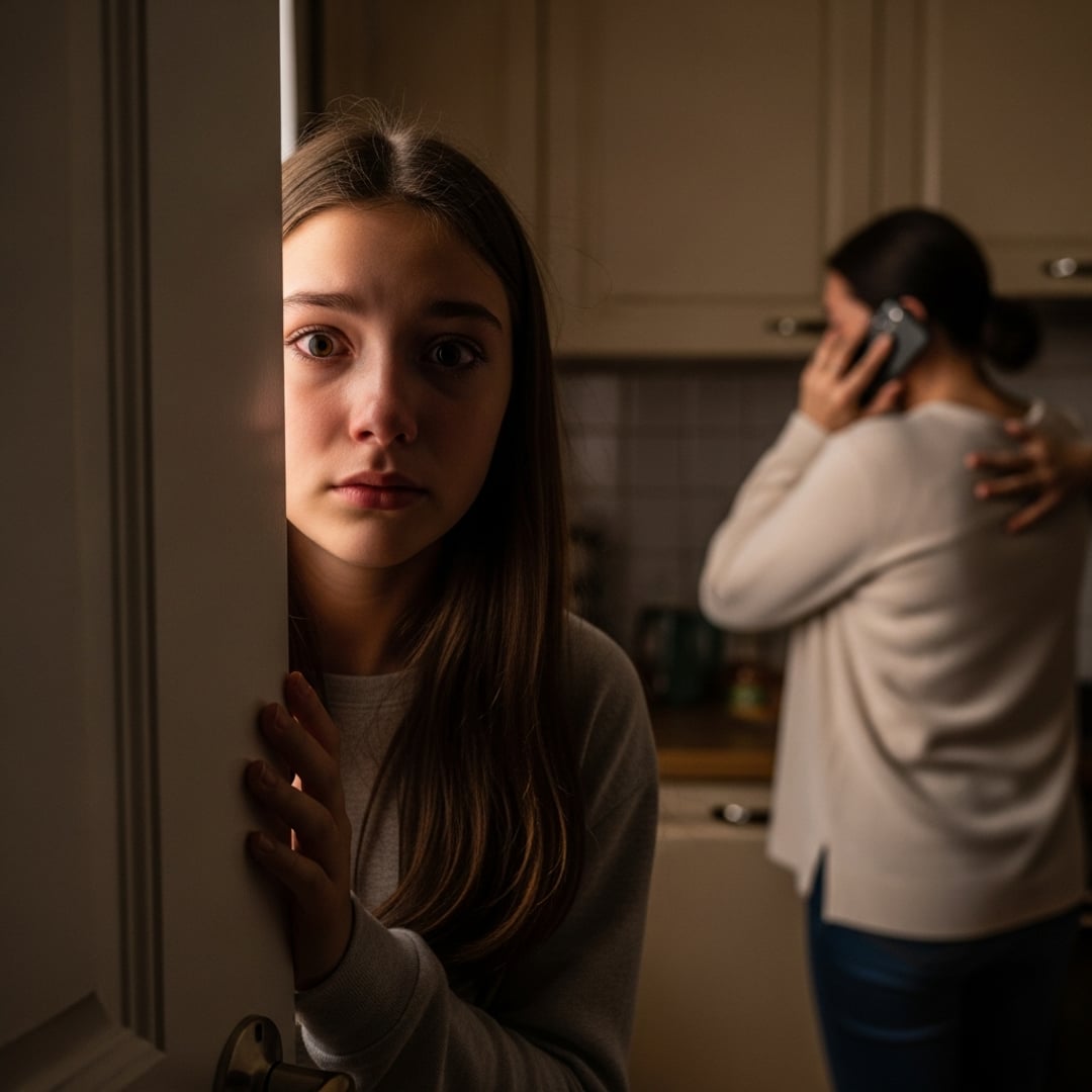 I was 15 when I started hearing my mom's late-night calls in the dark kitchen – what I found out SHATTERED everything I thought about our family.