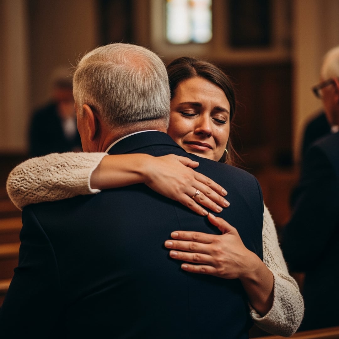 I was at a stranger's funeral in a tiny chapel when a voice called my name — what it told me froze me to my core!