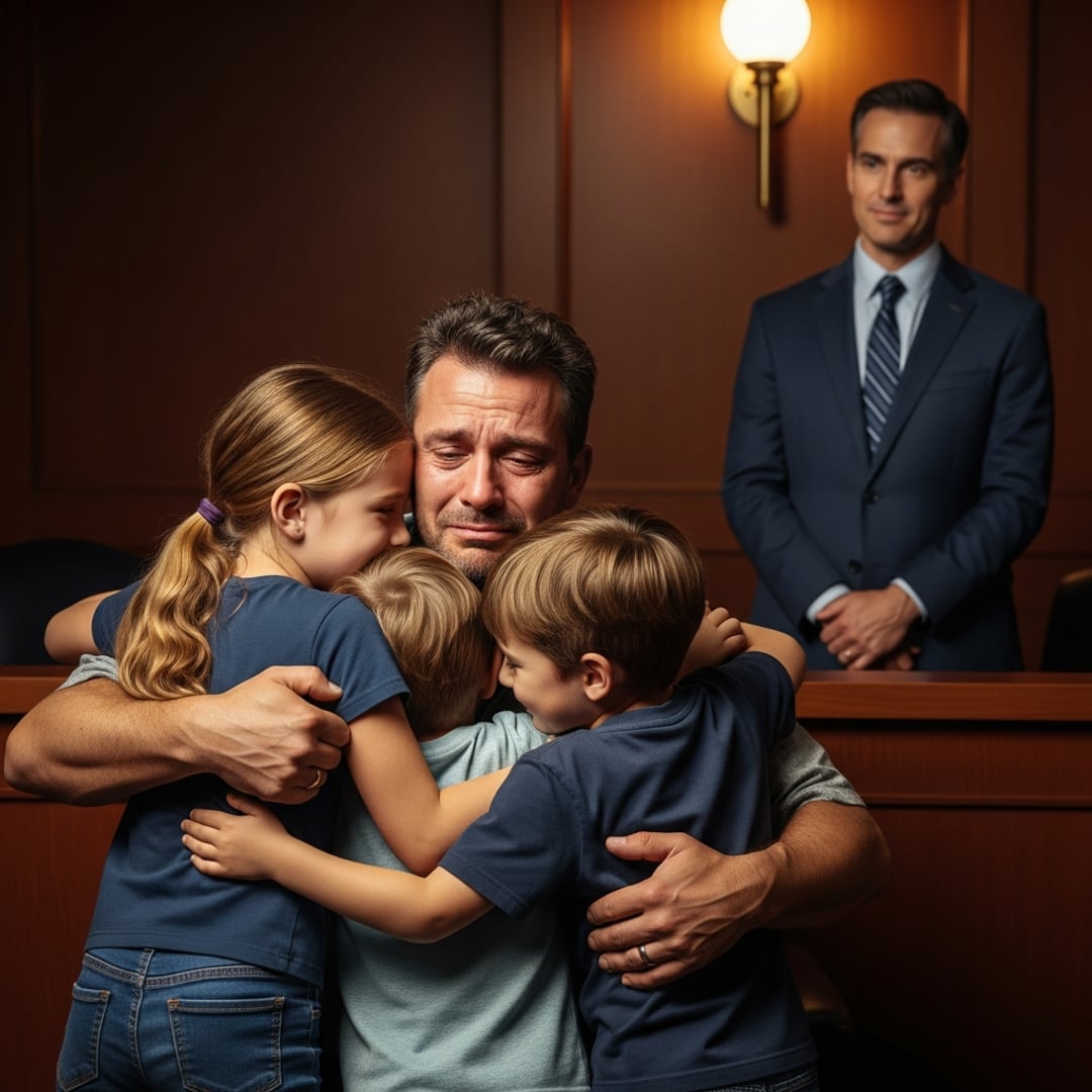 A Freezing Stranger on a Stormy Night — Three Days Later, His Courtroom Testimony SAVED My Kids' Custody!