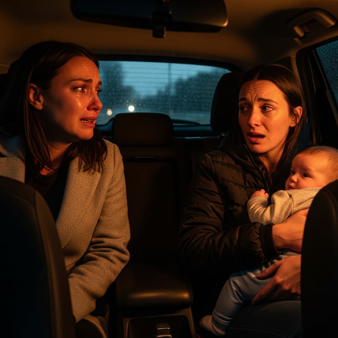 Driving Home in a Storm, I Saw a Mom and Baby on the Roadside, Then One Detail on Her Coat Made Me Stop and Shout: "I CAN'T BELIEVE WHAT I'M SEEING!"