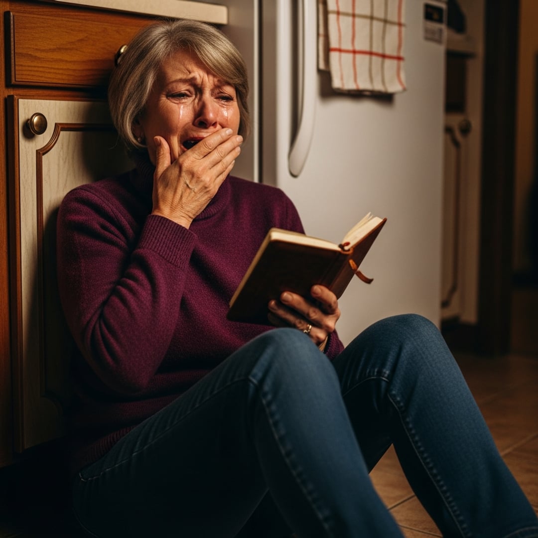 I was sweeping the kitchen when his secret diary fell out — and what I read DESTROYED everything I thought about us!