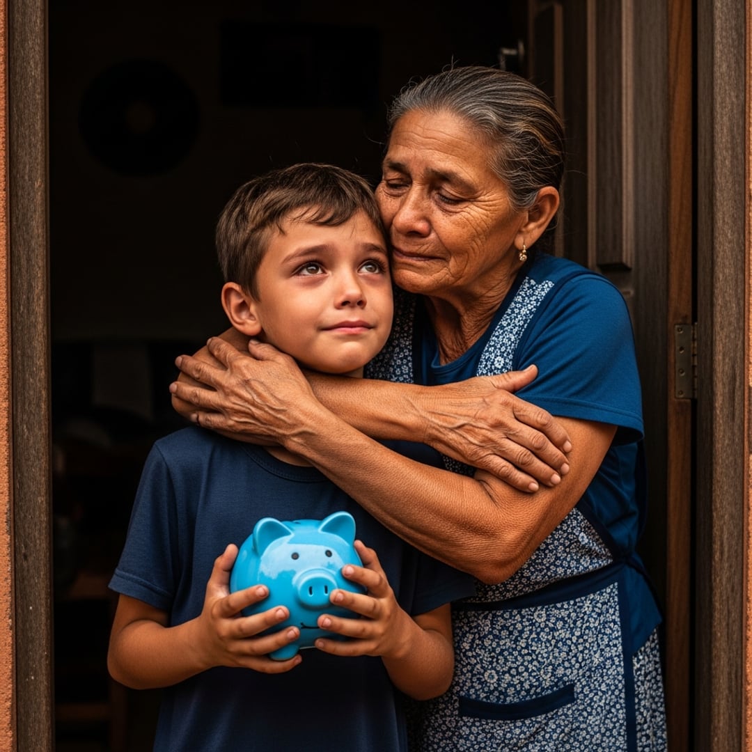My 7-Year-Old Handed Over His Piggy Bank Savings to Our Neighbor – What He Told Me Afterward Changed EVERYTHING About Our Community!