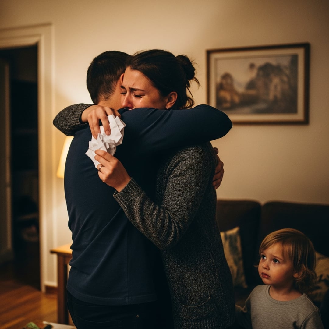 I found a hidden note in my 7-year-old daughter's pocket while doing laundry — and it revealed a SECRET about my husband that shattered my world!