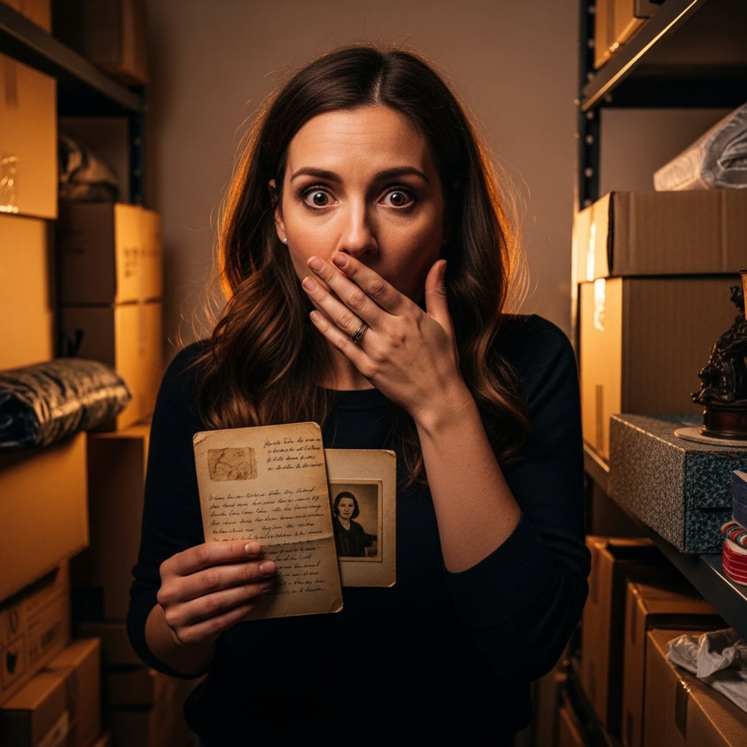 I was rummaging through old family storage boxes, hunting for my mom's wedding album, when a faded letter tucked inside a teddy bear revealed a secret that changed EVERYTHING about our family history FOREVER!