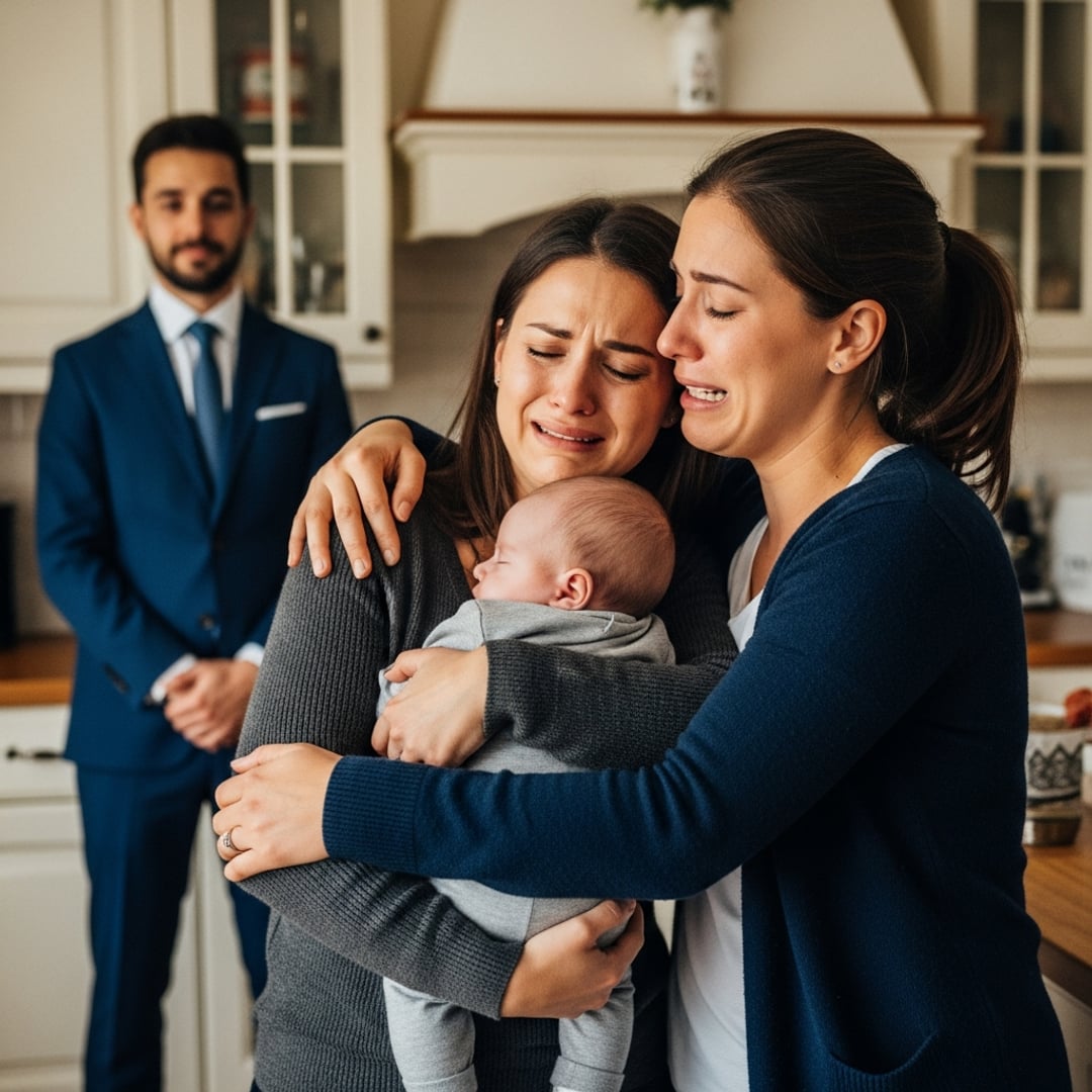 A Crying Baby, Cruel Laughter, and a Black SUV: How One Act of Kindness Uncovered a Shocking Family Secret and Changed Everything.
