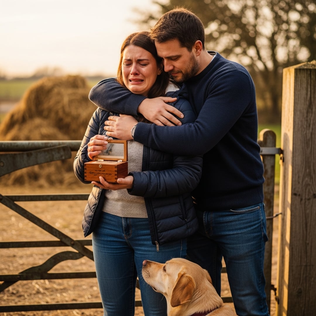 My Dog Howled for Three Days at the Old Farm Gate. What He Found in the Haystack Broke Me Completely.