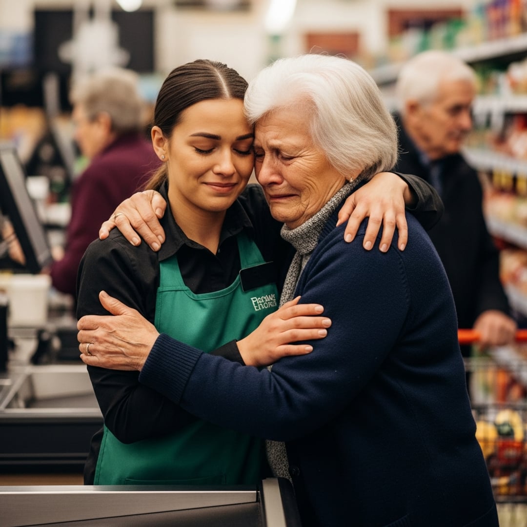A Supermarket Checkout Girl, a Faint Smile, and the Tiny Bottle That Unlocked a Secret and Saved a Life