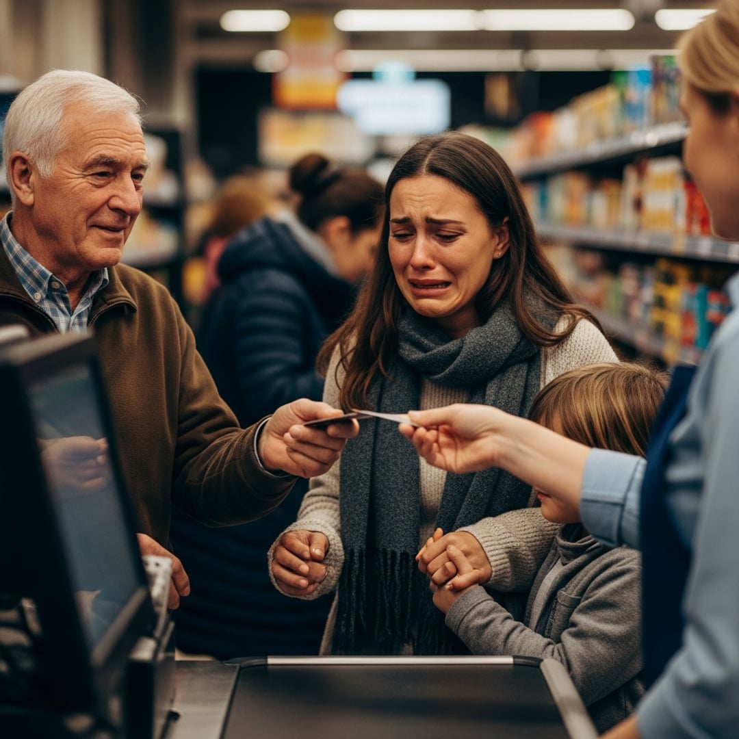 Card Declined, Kids Starving: A Stranger Stepped In, And Then Everything Changed!