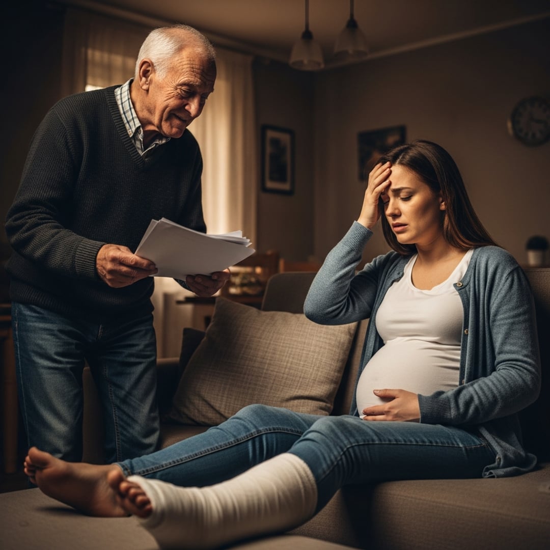 Left Pregnant, Leg Broken on the Kitchen Floor, I Thought My Husband Had Fled — But His Grandfather's Next Move CHANGED EVERYTHING and Exposed a Horrifying Lie.