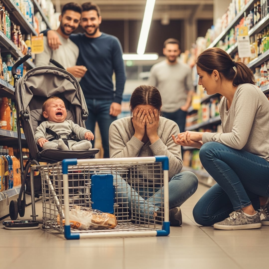 Aisle of Tears: How Helping a Stranded Mom in the Supermarket Led to a Black Car and a Life-Altering Secret!