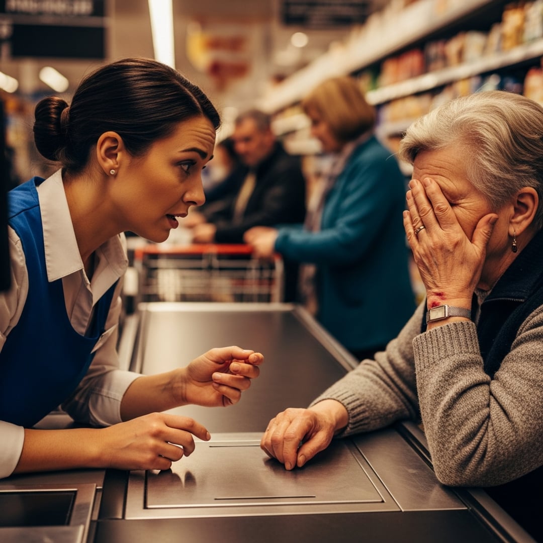 I was a grocery store cashier three years ago, noticing something strange about a loyal customer—what I saw on her hands made me ACT, and it CHANGED EVERYTHING forever.