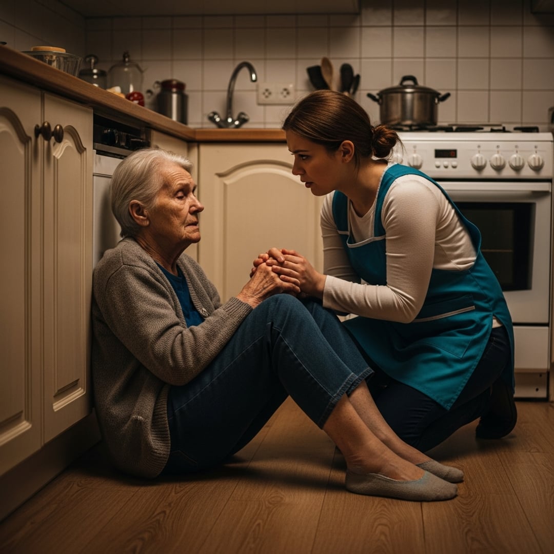The Elderly Woman's Empty Cart: A Supermarket Clerk's Hunch Uncovers a Dark Secret and Saves a Life